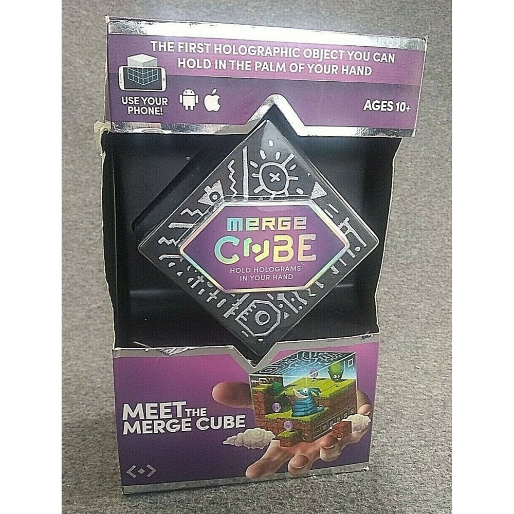 MERGE CUBE AR VR (Augmented Reality / Virtual Reality) Interactive Hologram